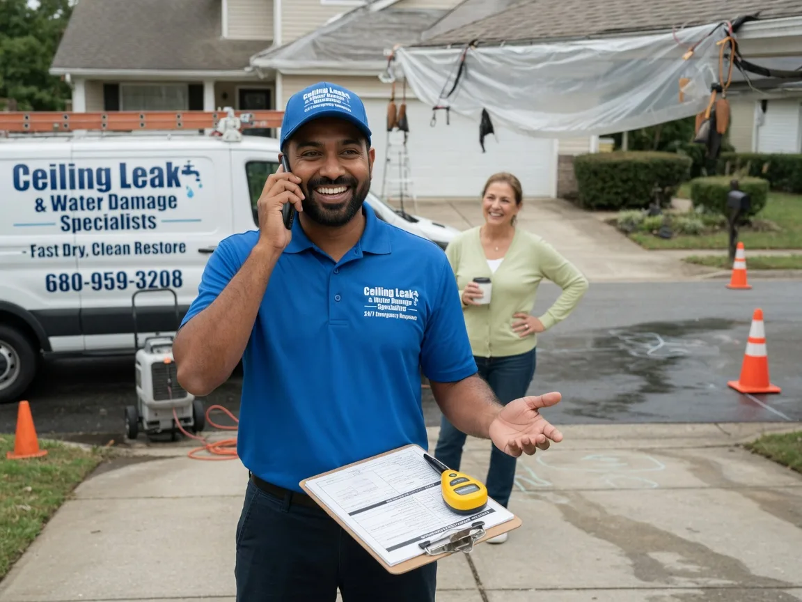 Ceiling Leak Cleanup Olden, TX FAQs
